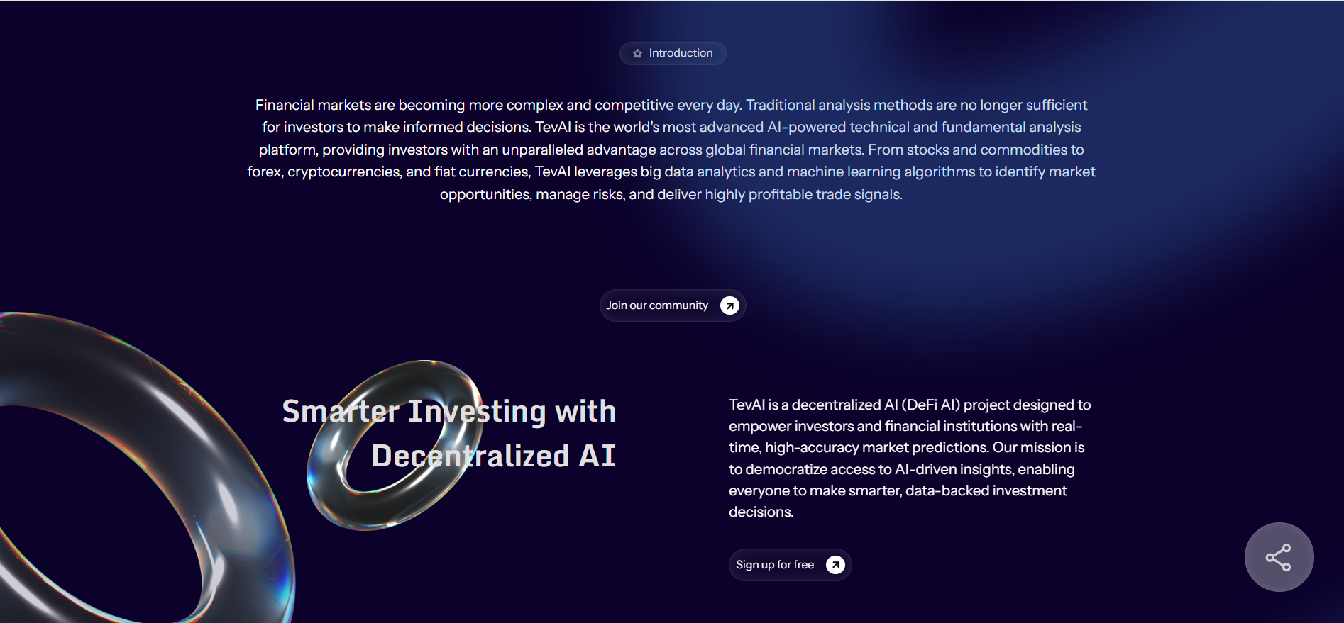 TEV AI - WEB  mockup 1