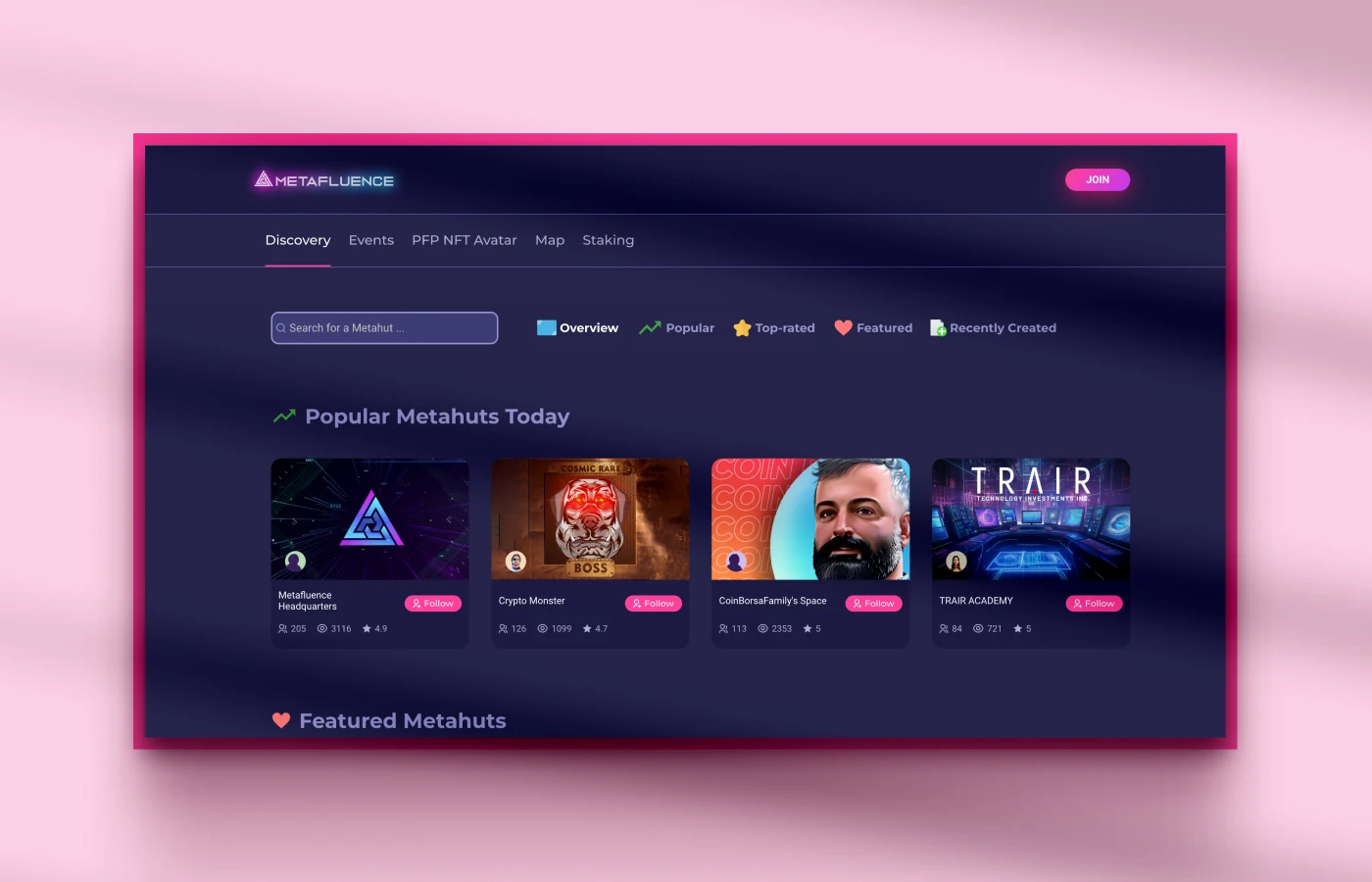 Metafluence mockup 2